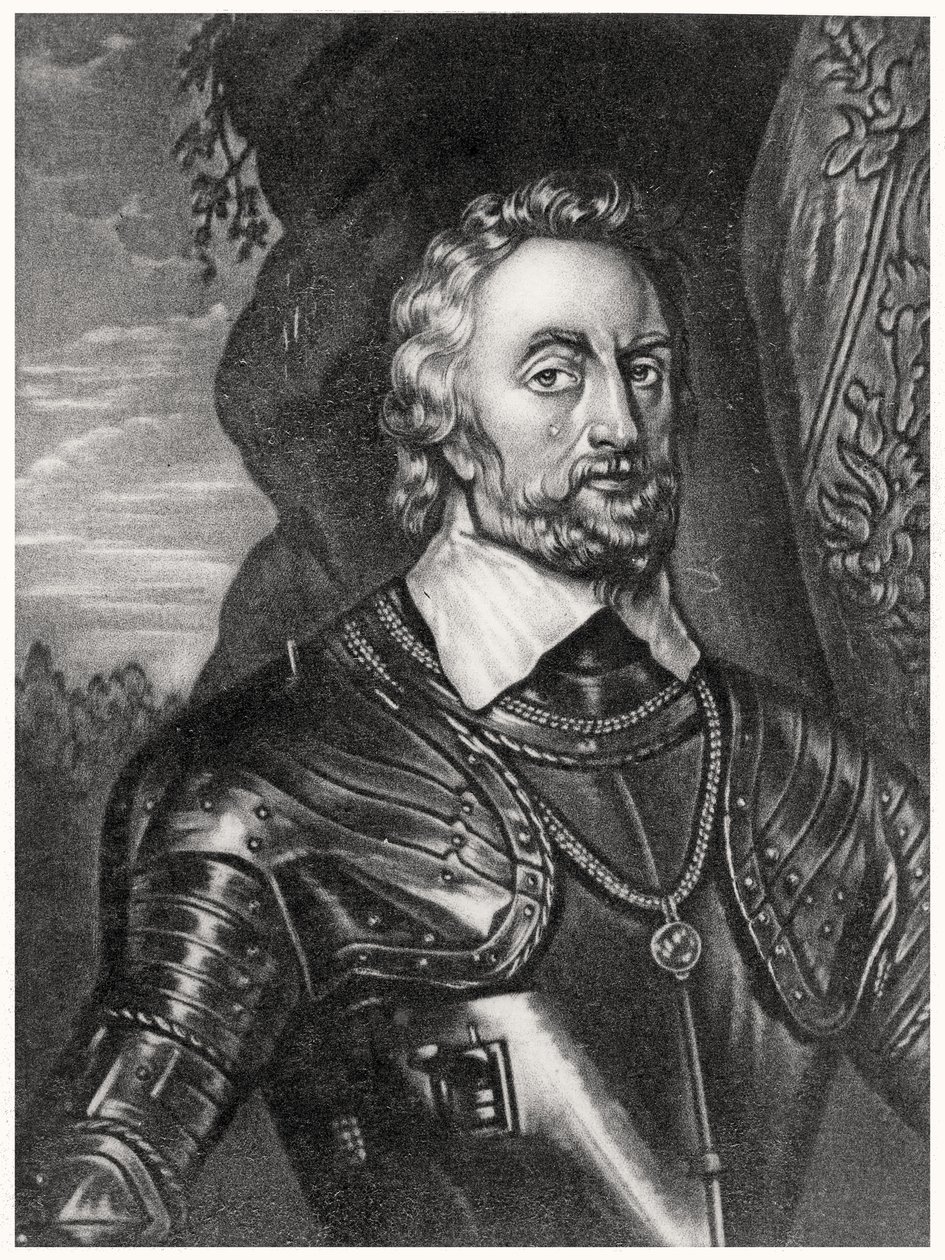 Richard Earlomin (1743-1822) ja Charles Turnerin (n. 1773-1857) kaivertama Thomas Howardin, Arundelin jaarlin (1585-1646) muotokuva teoksesta Illustrious Characters in British History (mezzotint) tekijältä English School