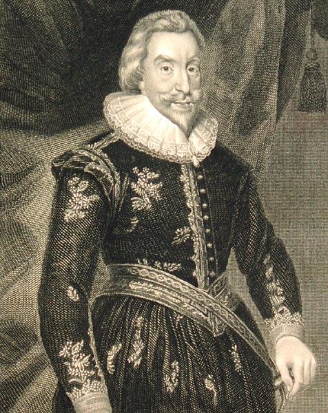 Walter Astonin (1584-1639) muotokuva, lähteestä 