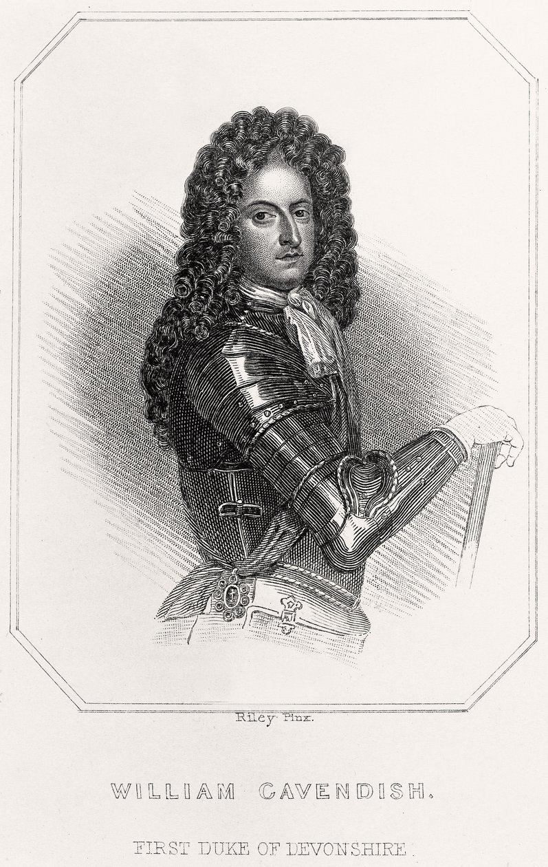 William Cavendishin, Devonshiren 1. herttuan, muotokuva, 1835 tekijältä English School