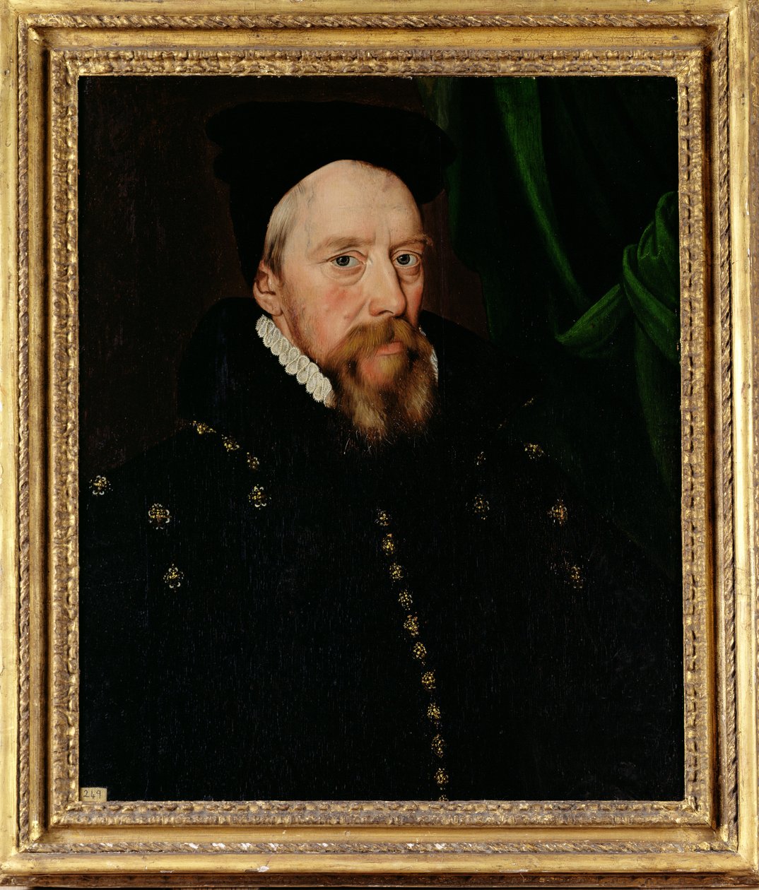 Muotokuva William Cecilistä, 1. Baron Burghley (1520-98) tekijältä English School