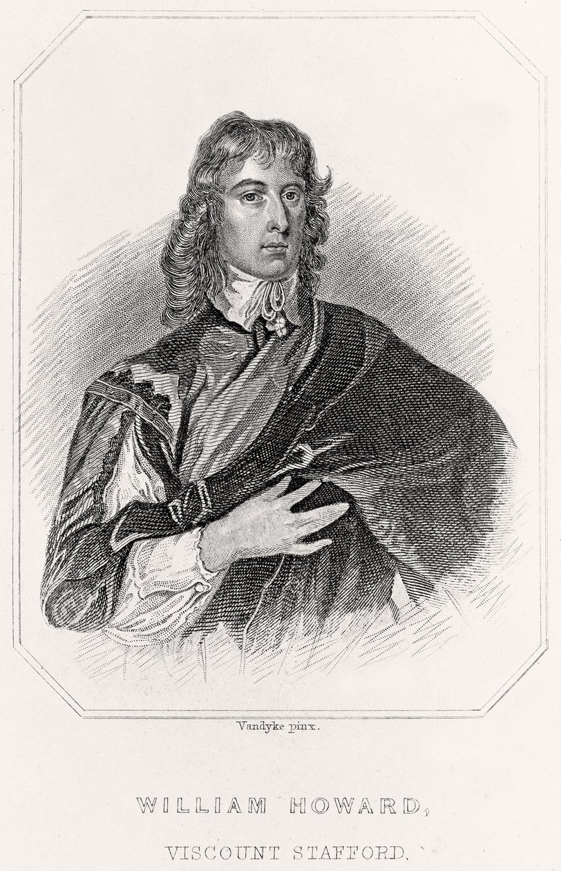 Muotokuva William Howardista, varakreivi Stafford, 1835 tekijältä English School