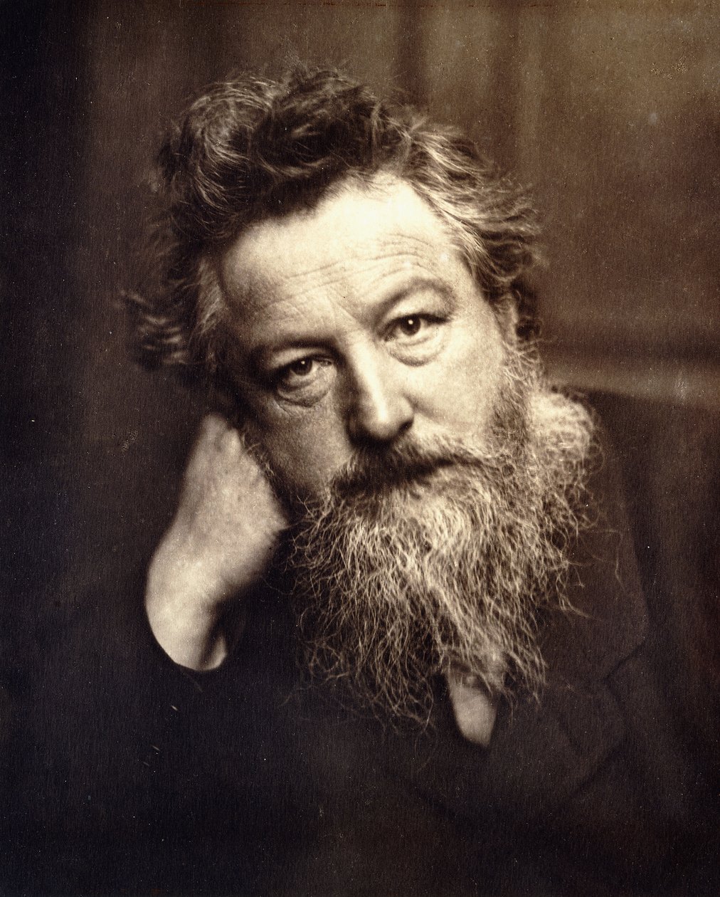 William Morrisin muotokuva, 1886 tekijältä English School