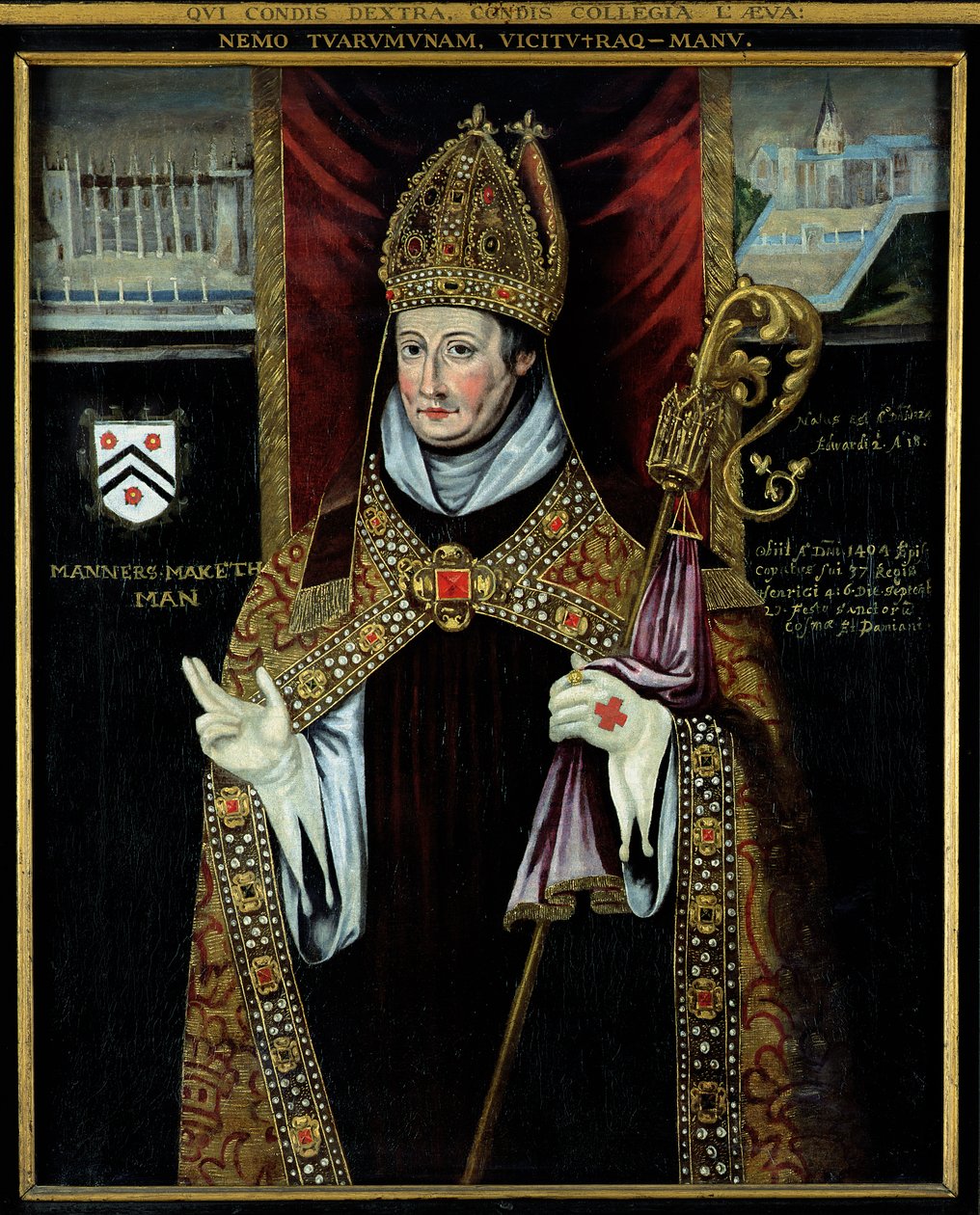 William of Wykehamin (1325-1404) muotokuva tekijältä English School