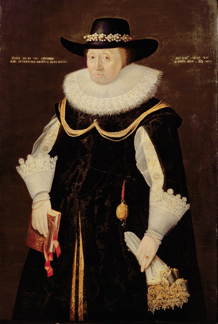 Naisen muotokuva, 1629 tekijältä English School