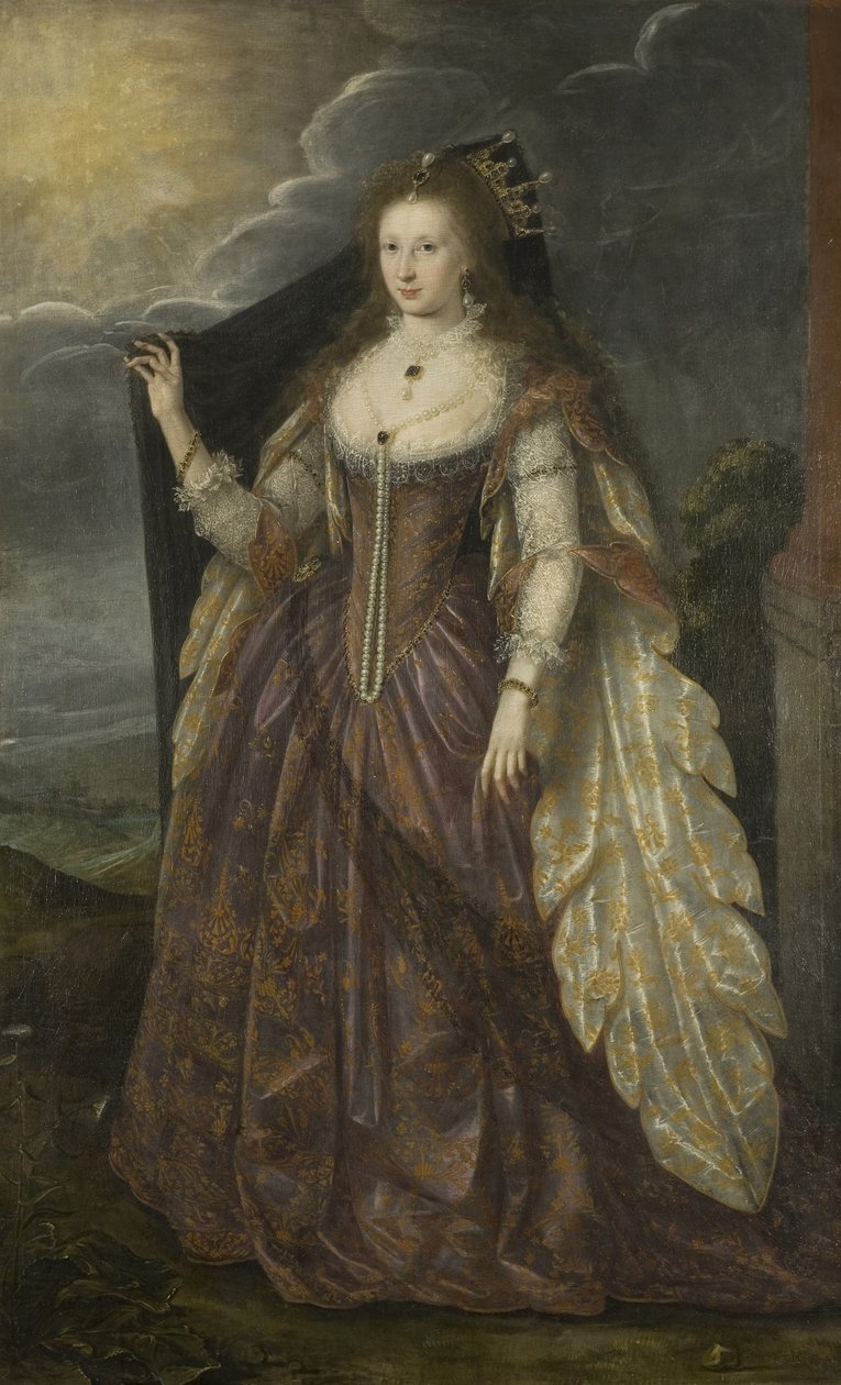 Naisen muotokuva, n. 1615 (öljy kankaalle) tekijältä English School