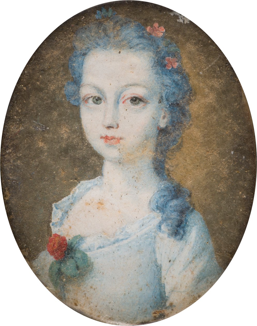 Naisen muotokuva, mahdollisesti Margareta, Corkin kreivitär (1710-1758), n. 1705-58 (öljy kankaalle) tekijältä English School