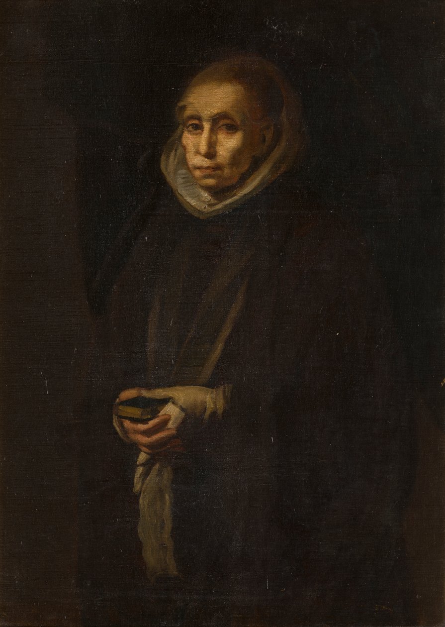 Tuntemattoman naisen muotokuva, aiemmin sanottu Alonso Canon vaimo, n. 1800-1900 (öljy kankaalle) tekijältä English School