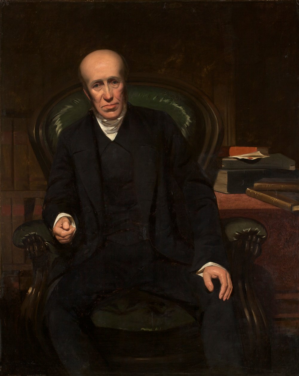 Pastori John Clayn muotokuva tekijältä English School