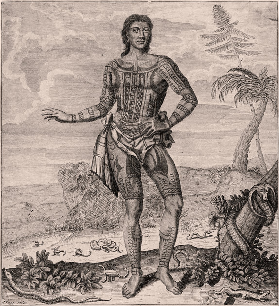Prinssi Giolo Filippiineiltä, 1691 tekijältä English School
