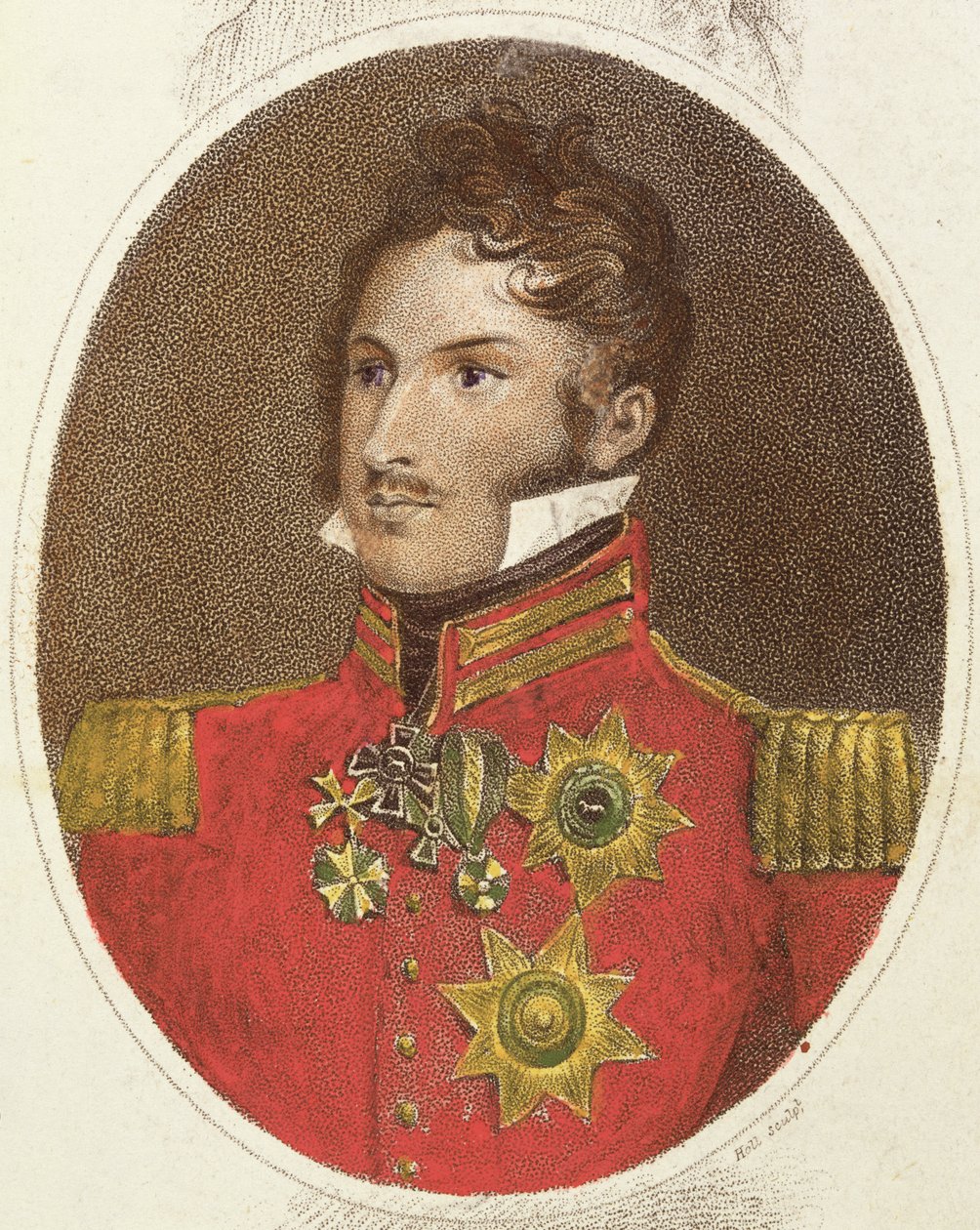 Saxe-Cobourg-Gothan prinssi Leopold (1790-1865) 1816 tekijältä English School