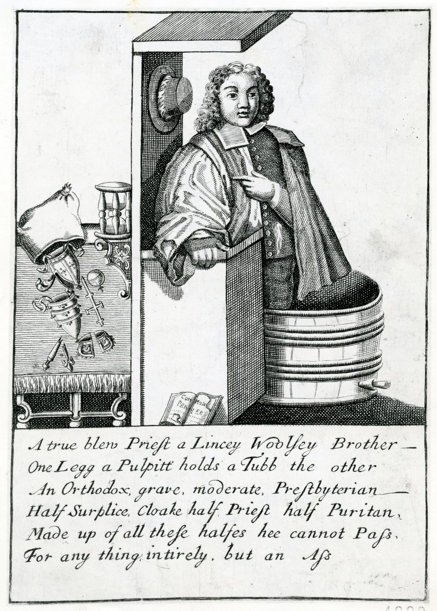 Saarnatuolisatiiri, 1689 tekijältä English School