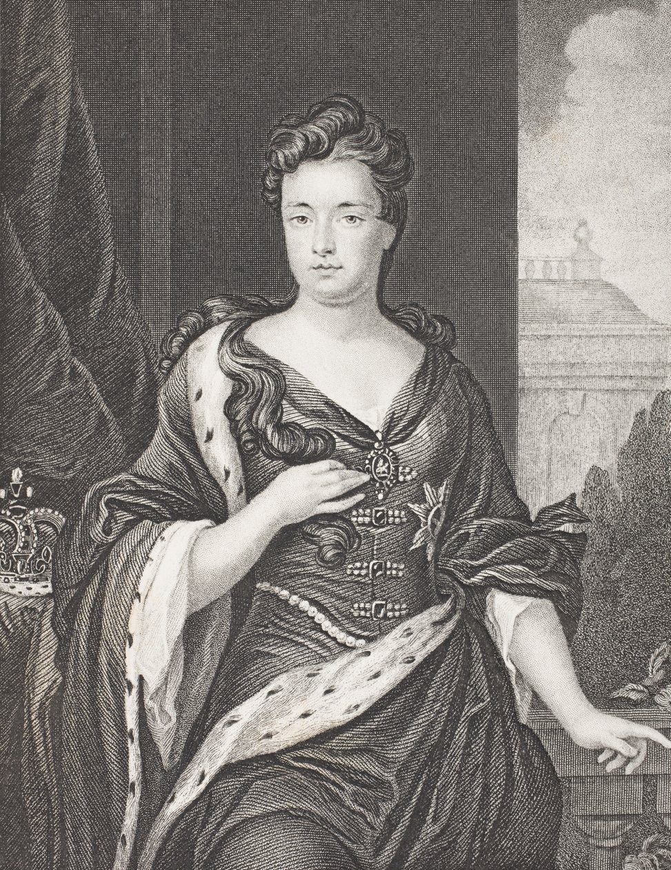 Queen Anne, Galleria of Historical Portraits, julkaistu noin 1880 tekijältä English School