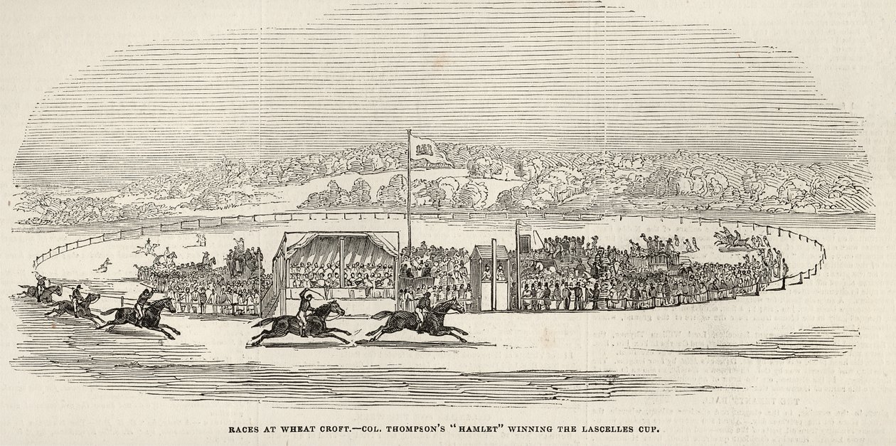 Kisat Wheat Croftissa: Eversti Thompsonin "Hamlet" voitti Lascelles Cupin, "The Illustrated London News", 15. marraskuuta 1845 tekijältä English School