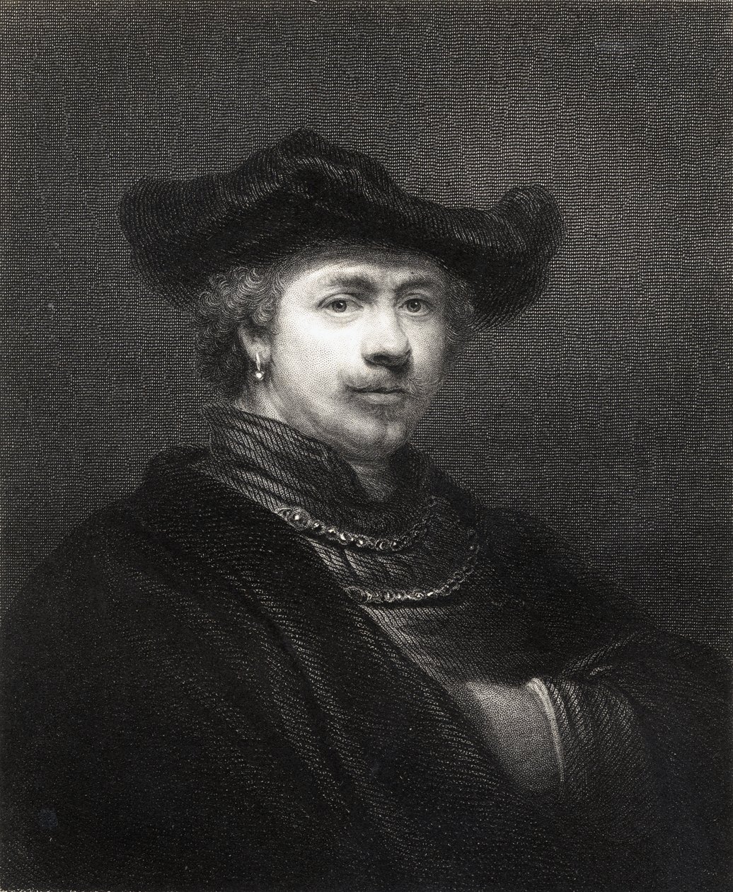 Rembrandt Harmens van Rijn (1606-69) Muotokuvagalleriasta, julkaistu 1833 tekijältä English School