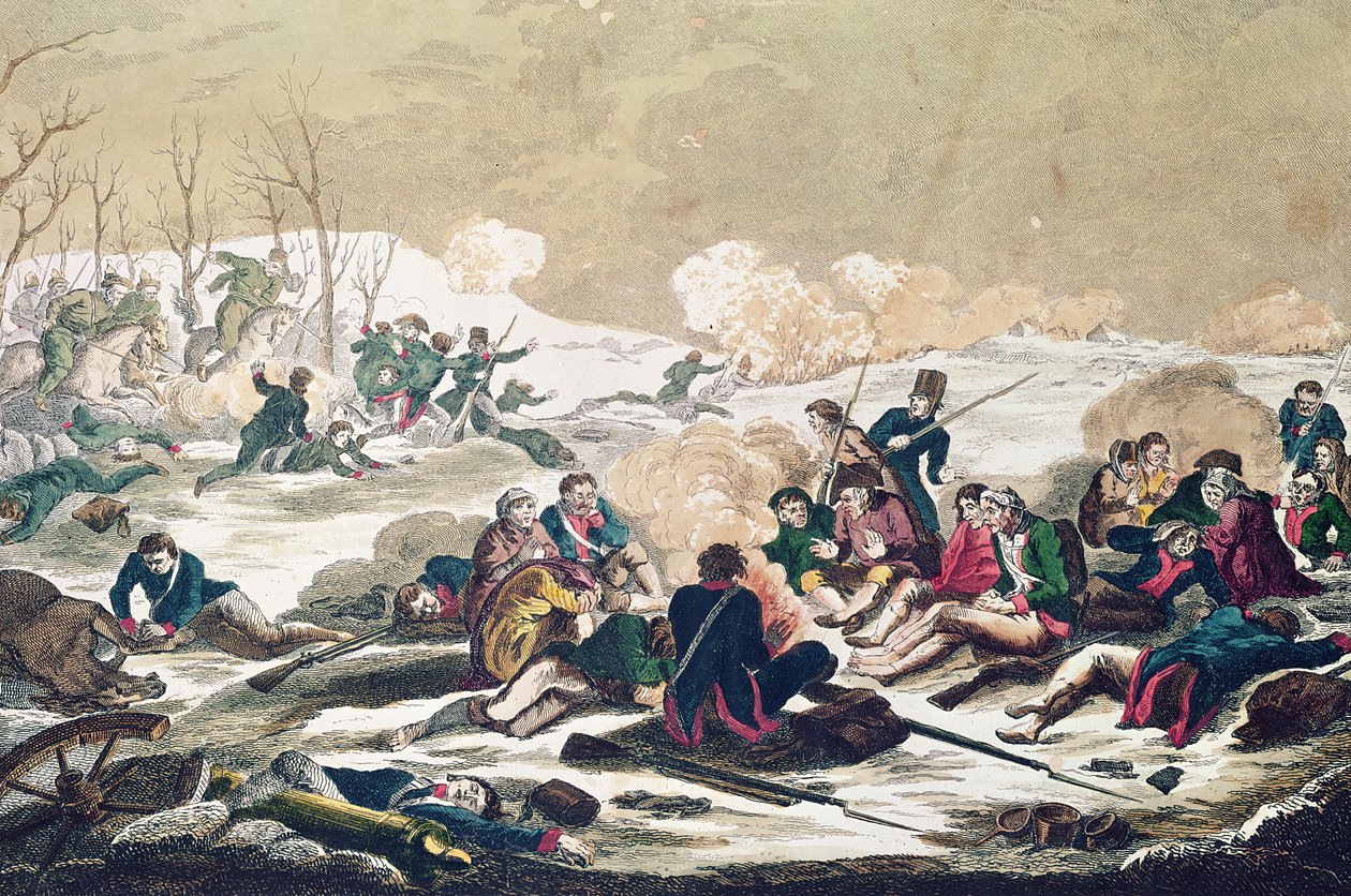 Retriitti Moskovasta, kaiverrus J. Hassell tekijältä English School