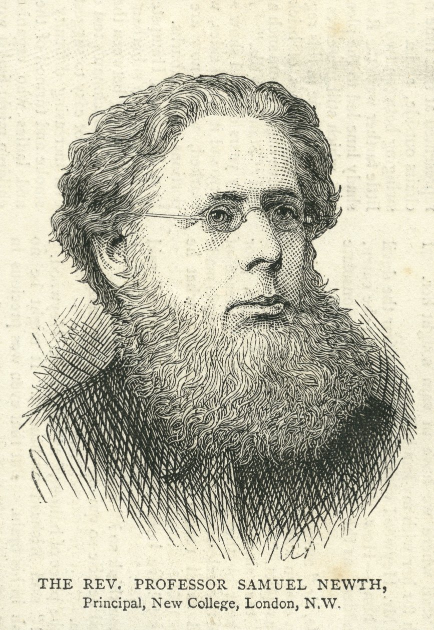 Pastori Samuel Newth (1821–98), kuvitus Graphicista 10. heinäkuuta 1875 tekijältä English School
