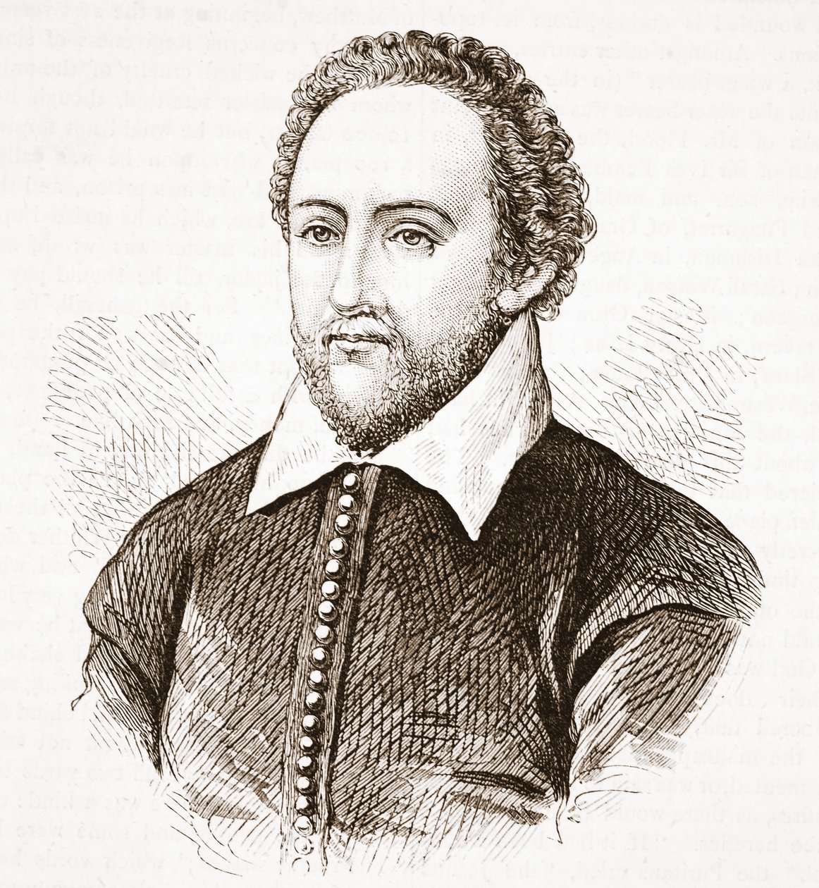 Richard Burbage, alkuperäisestä muotokuvasta Dulwich Collegessa tekijältä English School