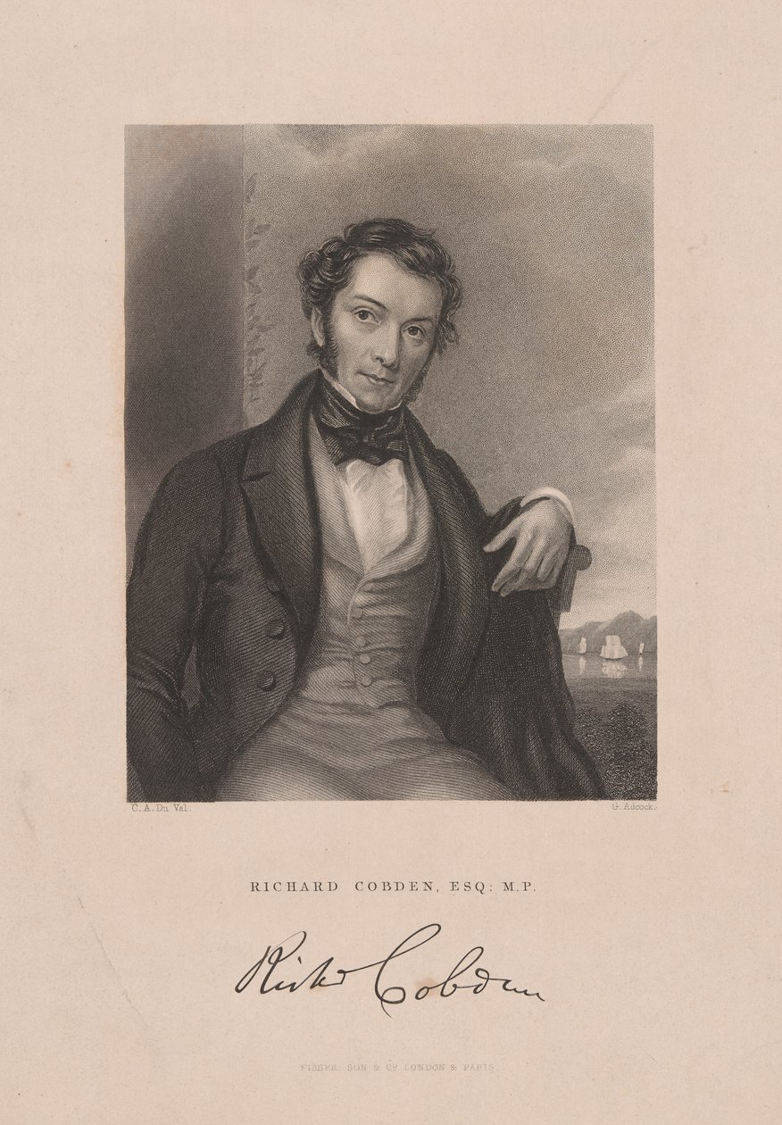 Richard Cobden, n. 1843 (kaiverrus) tekijältä English School
