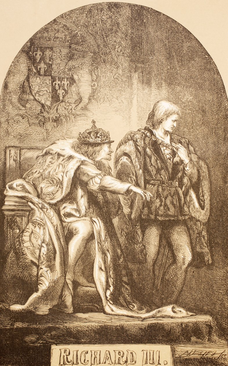 Richard III, 1890 (litho) tekijältä English School