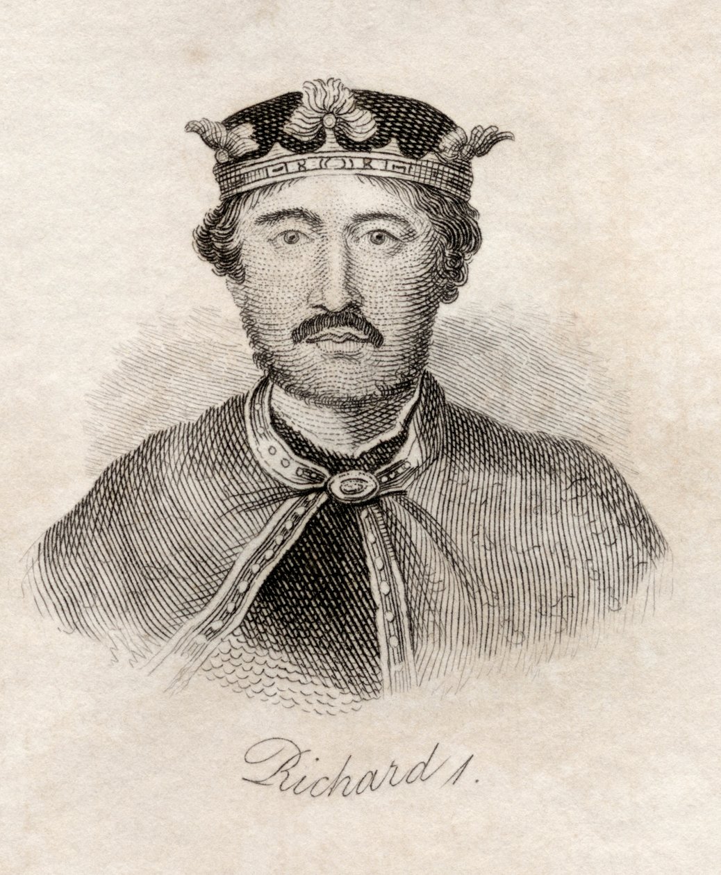 Richard the Lionheart, "Crabbin historiallisesta sanakirjasta", julkaistu 1825 tekijältä English School