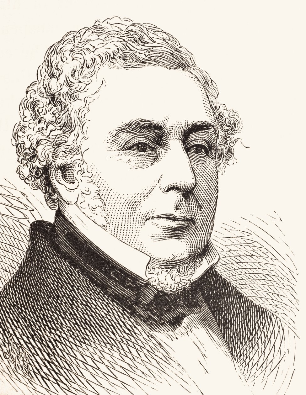 Robert Stephenson, William Hickman Smith Aubreyn (1858-1916) kirjasta The National and Domestic History of England, julkaistu Lontoossa, n. 1890 tekijältä English School