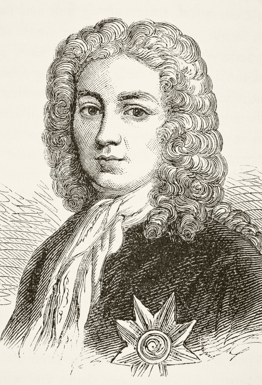 Robert Walpole, Orfordin ensimmäinen jaarli, William Hickman Smith Aubreyn (1858-1916) julkaisusta The National and Domestic History of England, julkaistu Lontoossa, noin 1890 tekijältä English School