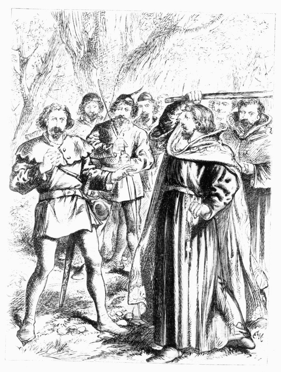 Robin Hood ja kuningas Richard I (1157-99) tekijältä English School