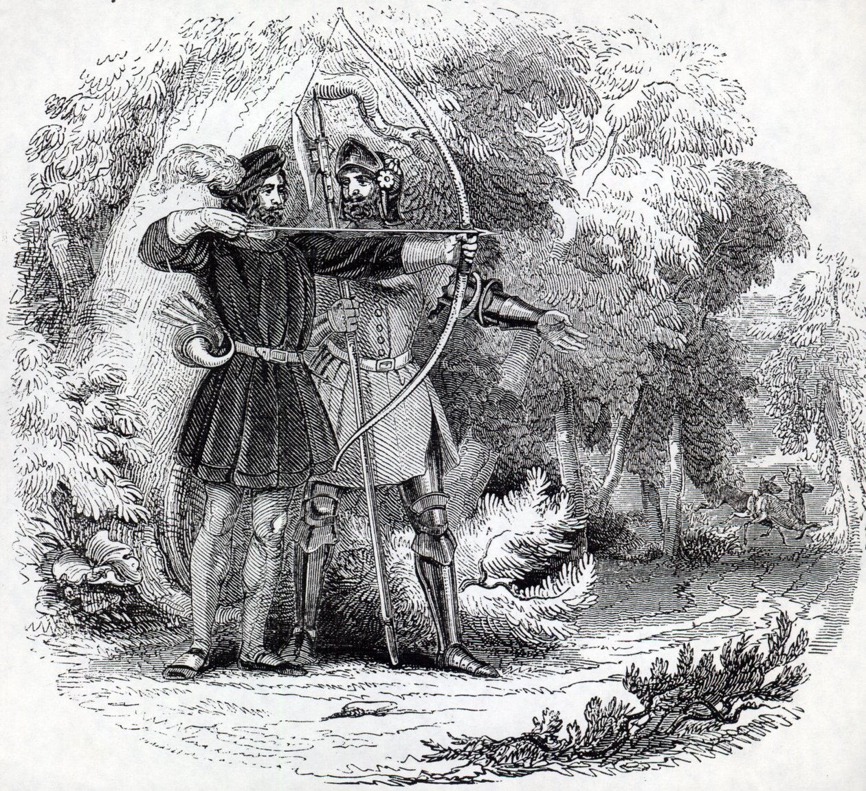 Robin Hood ja Little John tekijältä English School