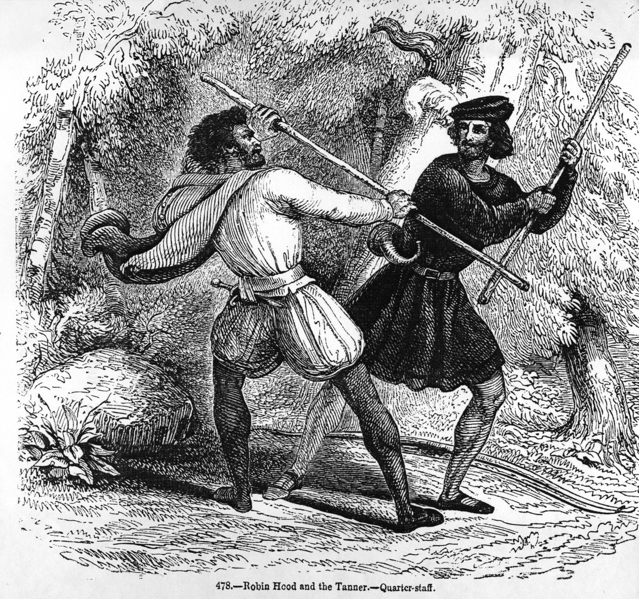 Robin Hood ja Tanner Quarter-esikunnan kanssa tekijältä English School