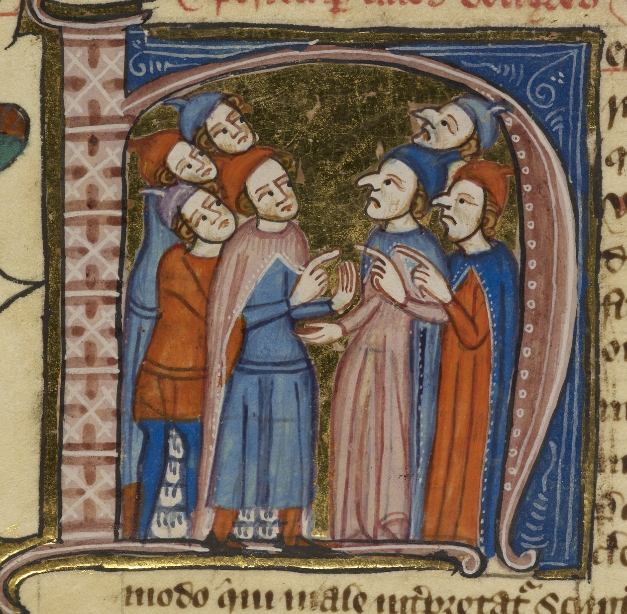 Royal 6 E. VII f.200, Heretics, Omne Bonumista (vellum) tekijältä English School