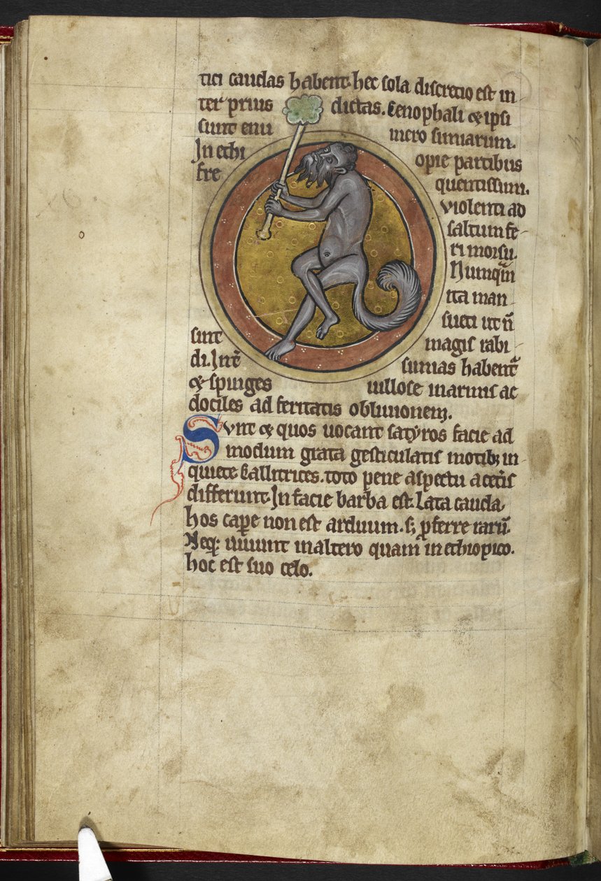Royal MS 12 C XIX, f.15v Satyr, 