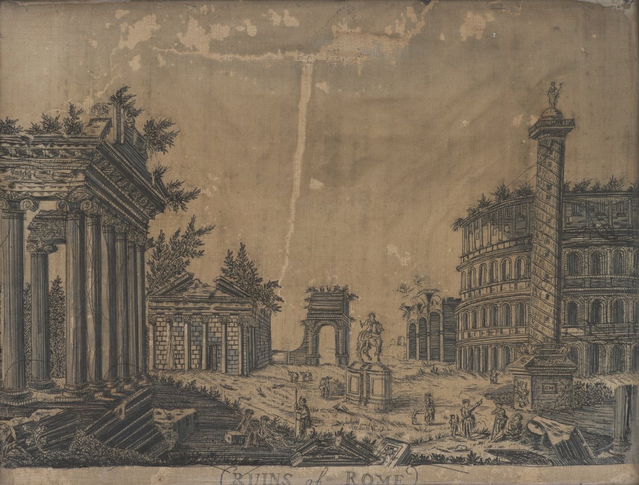 Rooman rauniot, 1780-luku tekijältä English School