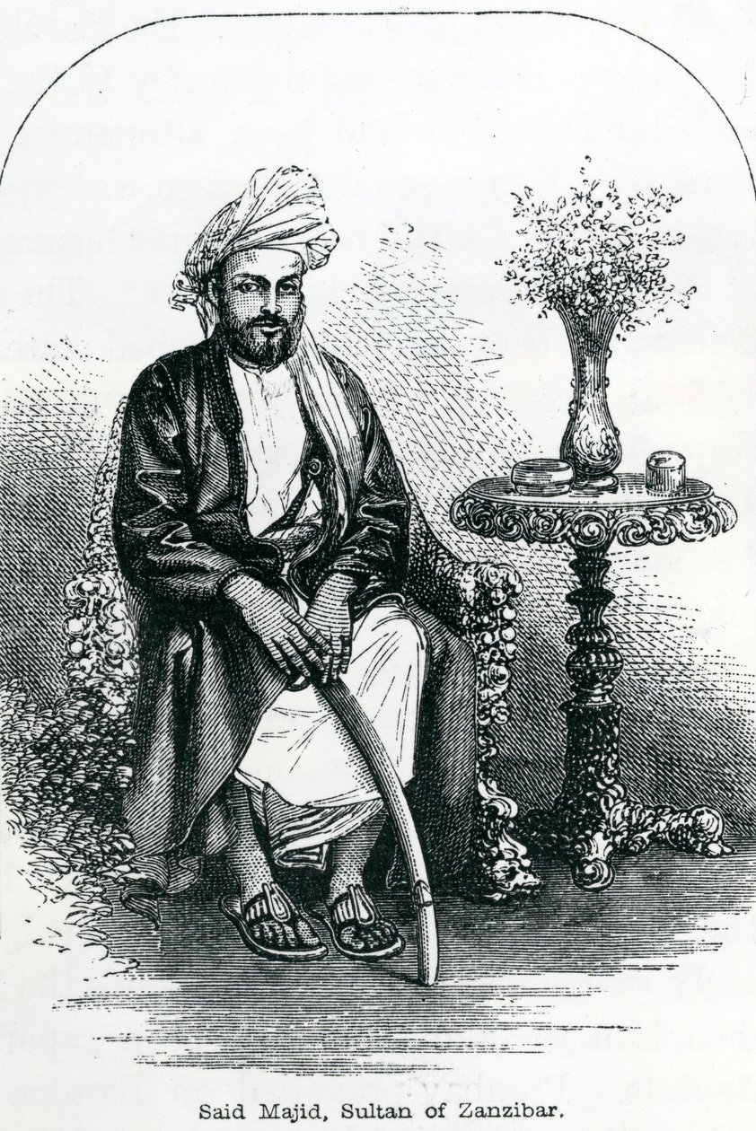 Said Majid, Sansibarin sulttaani (kaiverrus) tekijältä English School