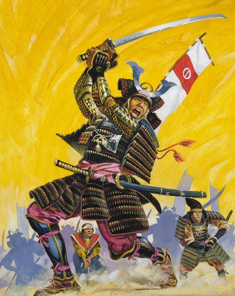 Samurai Warriors (guassi paperille) tekijältä English School