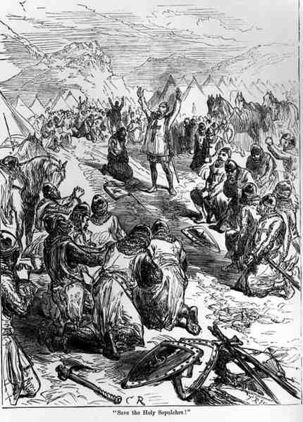 Pelastakaa pyhä hauta, Richard I (1157-1199) Ennen Arsufin taistelua, heinäkuu 1191 tekijältä English School