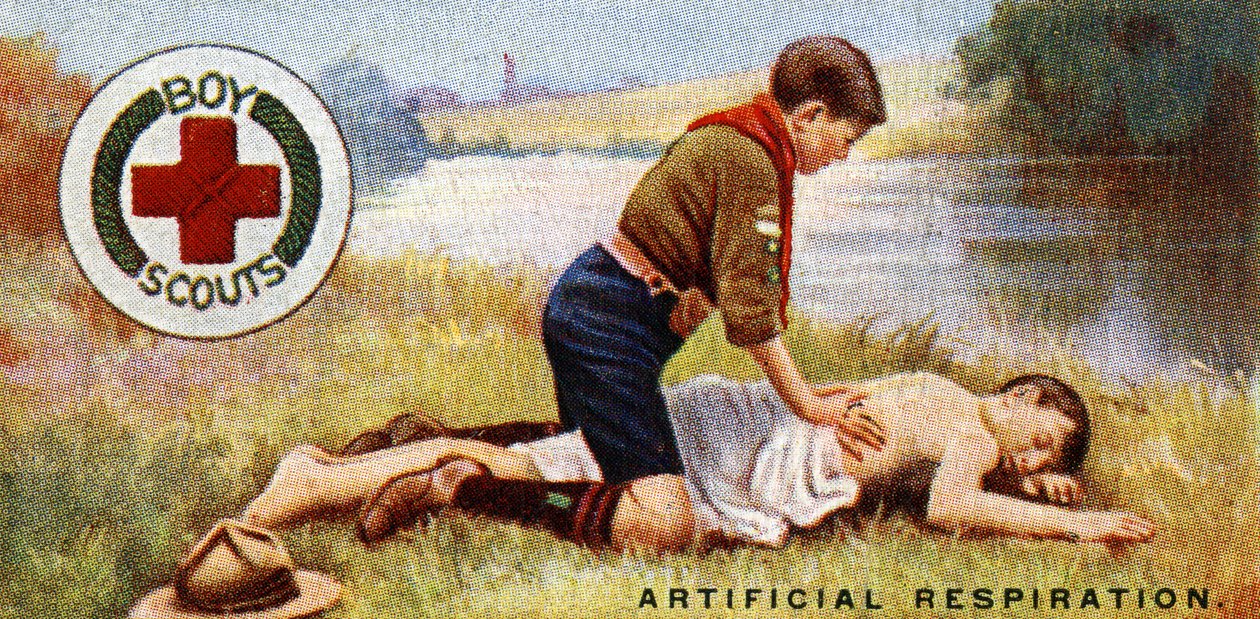 Partiolainen ensiapumerkki, 1929 tekijältä English School