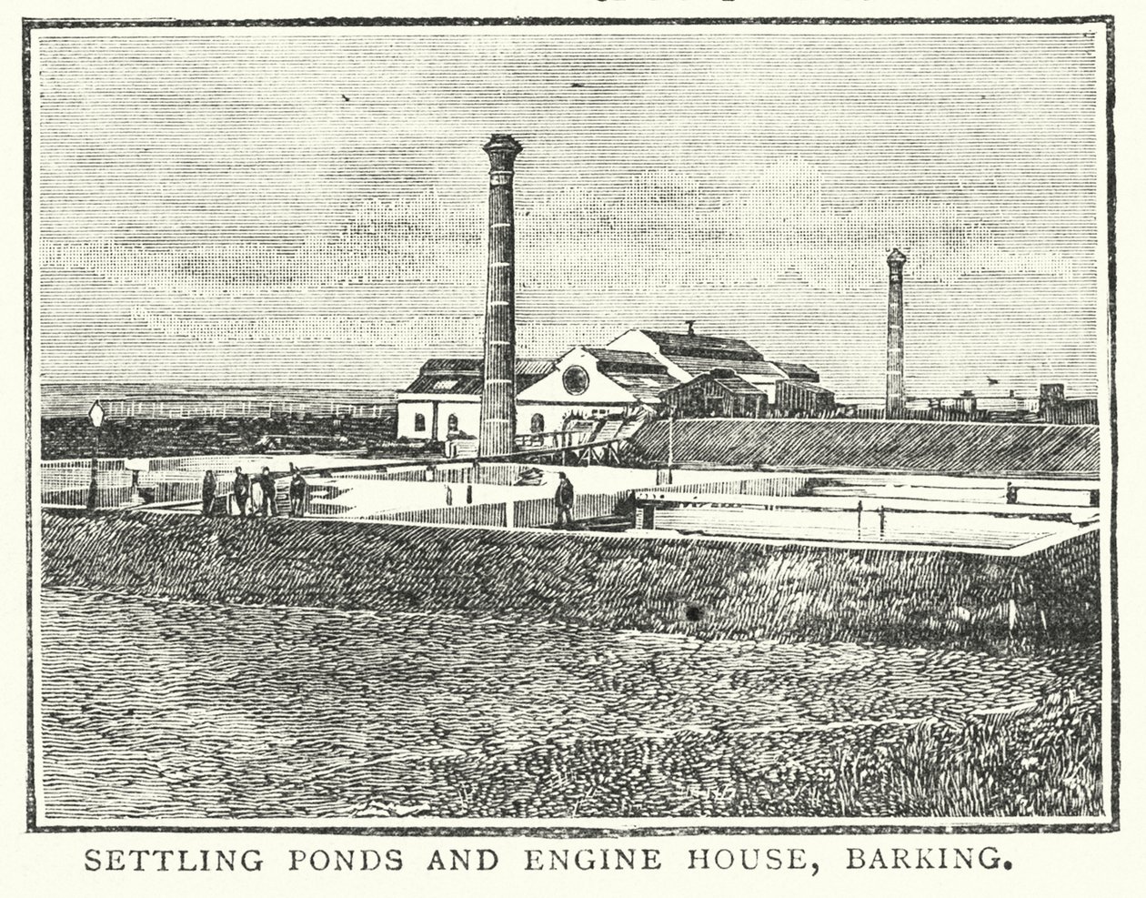 Settling Ponds and Engine House, Barking (kaiverrus) (kaiverrus) tekijältä English School