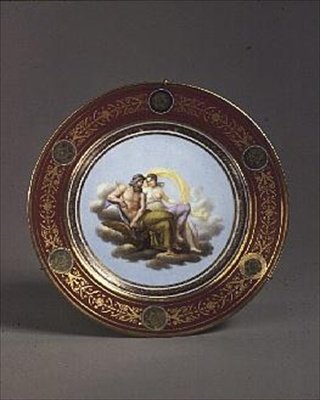 Sevres-astia, jossa näkyy Thetis ja Jupiter, kirjoittanut Robert Adams, 1800-luvun alku (posliini) tekijältä English School