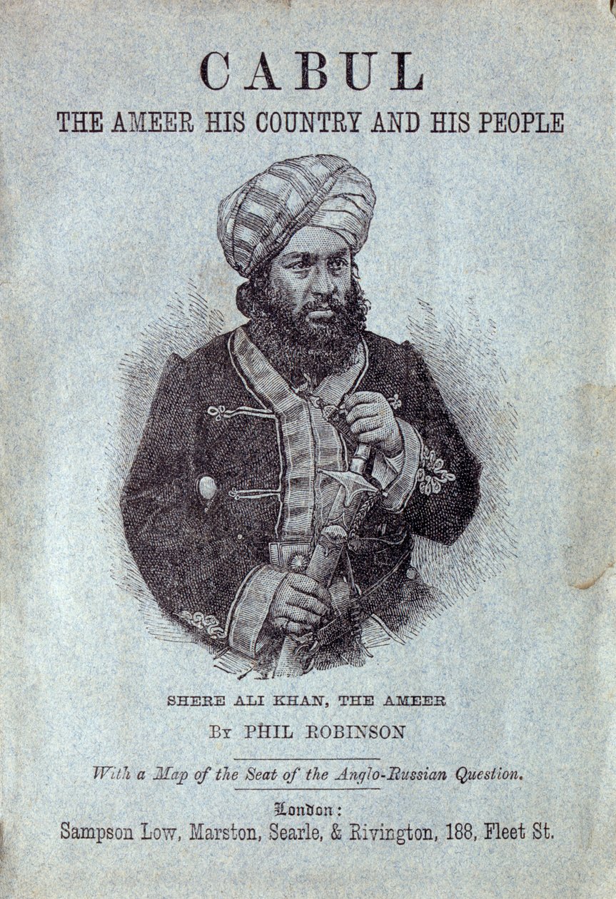 Shere Ali Khan, Ameer of Afganistan, 1878 tekijältä English School