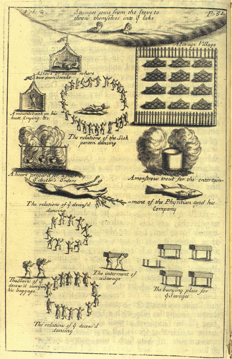 Sairaus- ja kuolemarituaalit, 1703 tekijältä English School