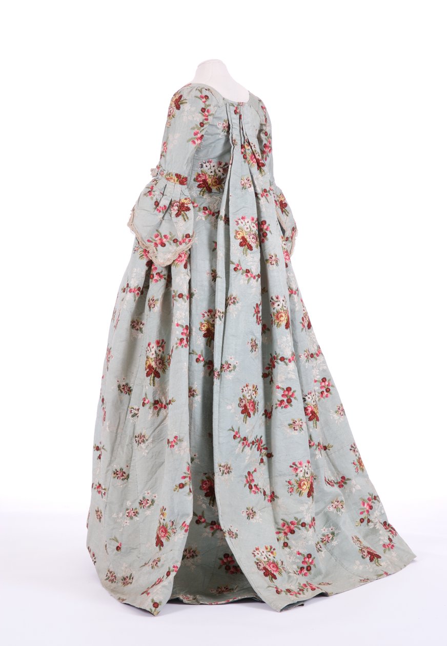 Sivukuva säkkiselkämekosta, 1760-luku (brokaadittu silkki) tekijältä English School