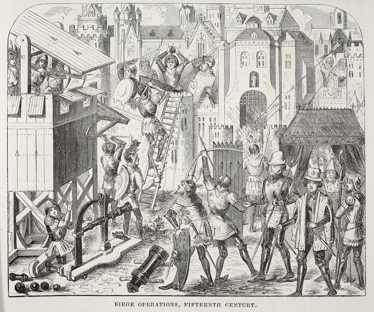 Piiritysoperaatiot, 1500-luku tekijältä English School