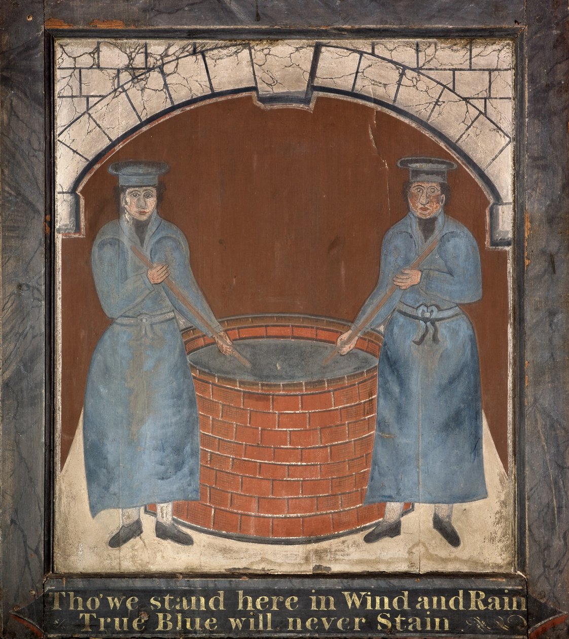 Kyltti "Blue Boys" Innille, 1700-luvun loppu tekijältä English School