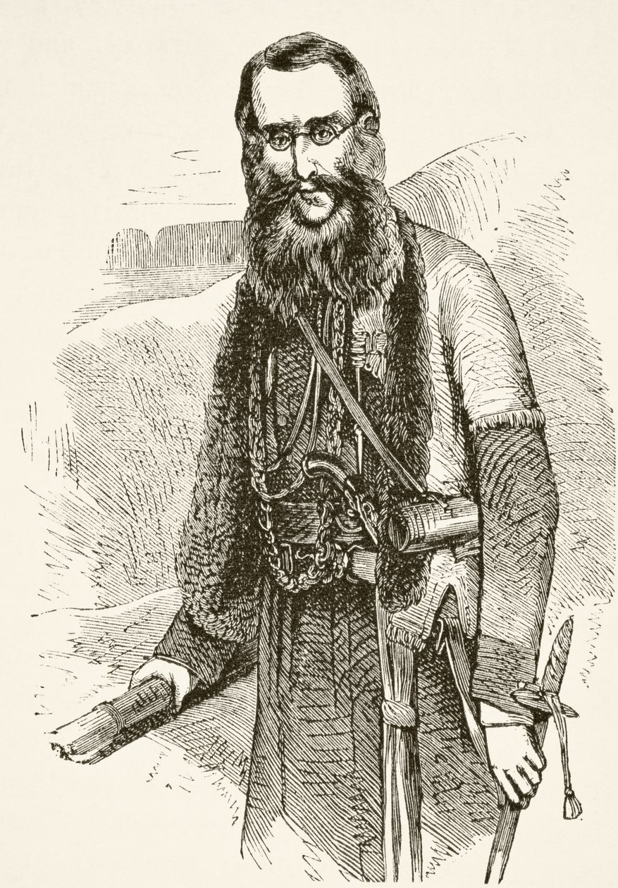 Sir Charles Napier, William Hickman Smith Aubreyn (1858-1916) teoksesta The National and Domestic History of England, julkaistu Lontoossa, noin 1890 tekijältä English School