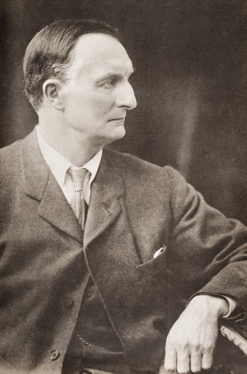 Sir Edward Grey, Fallodenin varakreivi Gray, kuvitus Andre Mauroisin teoksesta "King Edward and his Times", julkaistu vuonna 1933 (painettu) tekijältä English School