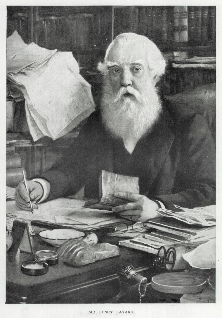 Sir Henry Layard (litografia) tekijältä English School