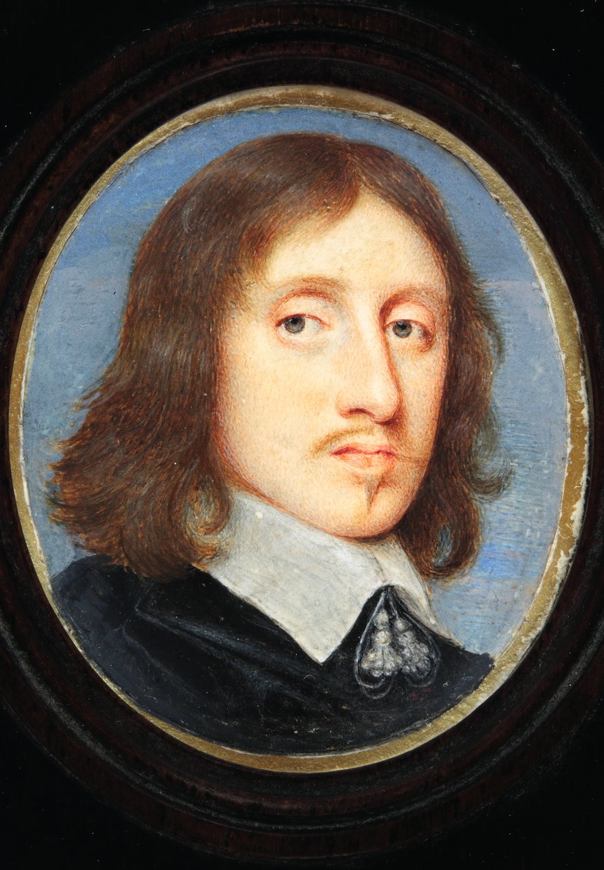 Sir Henry Vane The Younger (akvarelli vellum) tekijältä English School