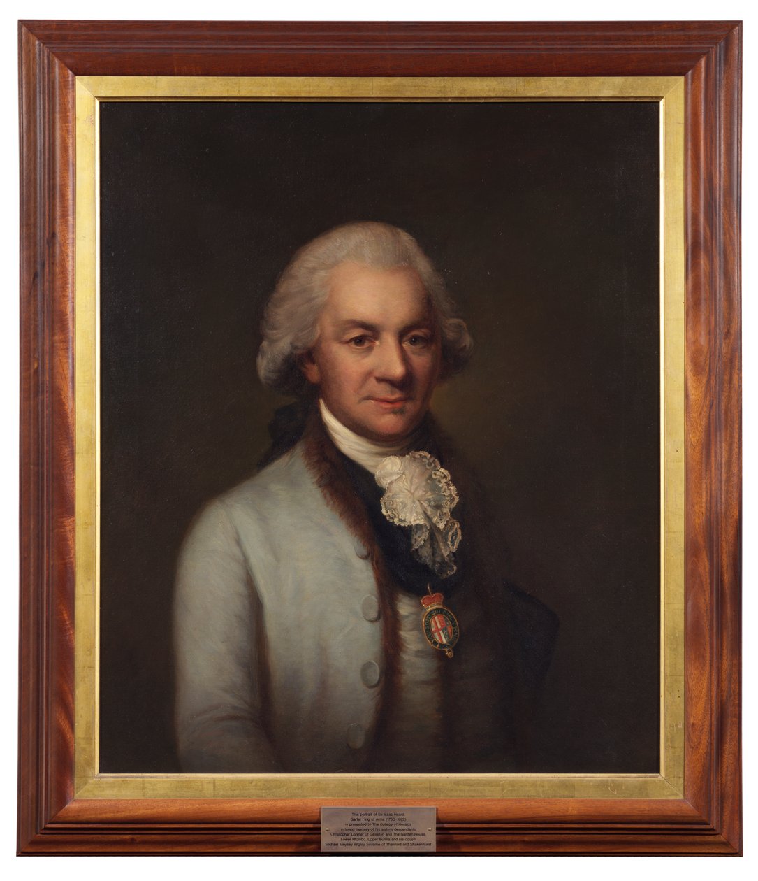 Sir Isaac Heard, sukkanauhakuningas (Garter King of Arms) tekijältä English School
