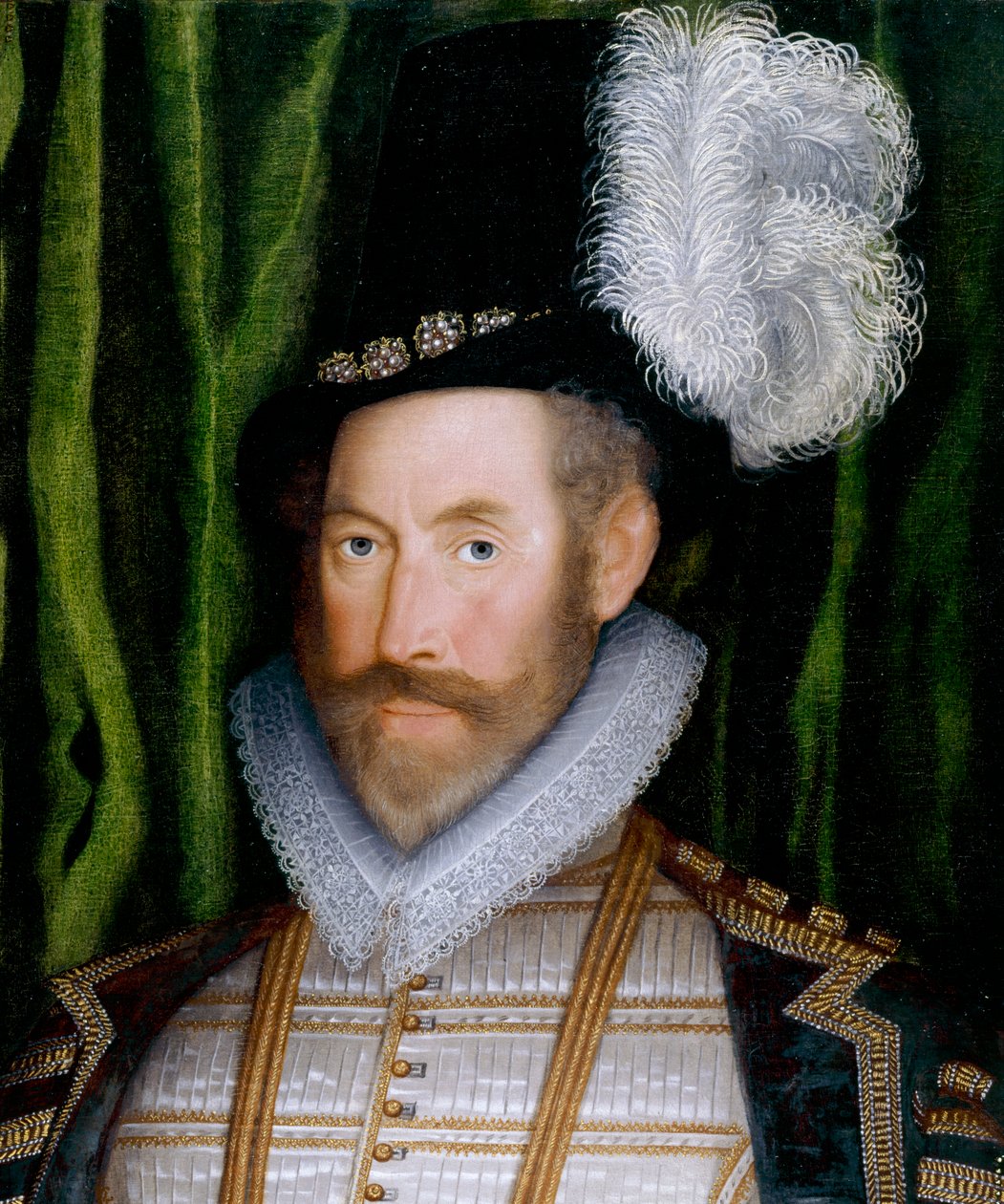 Sir Jerome Bowes (öljy kankaalle) (yksityiskohta 369467) tekijältä English School