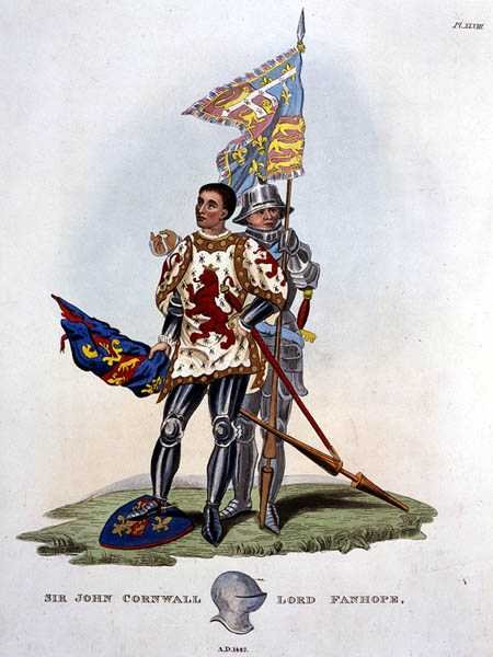 Sir John Cornwall, Lord Fanhope tekijältä English School